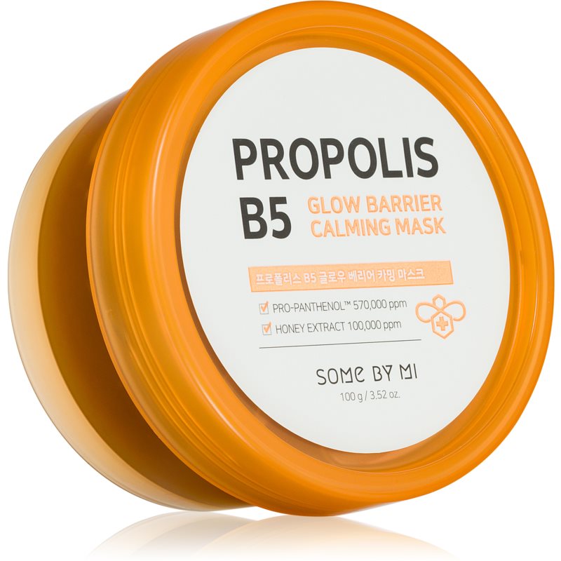 Some By Mi Propolis B5 Glow Barrier Soothing Mask For Radiance And Hydration 100 G