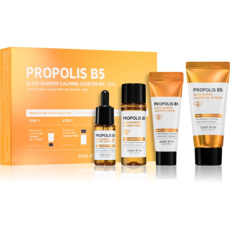 Some By Mi Propolis B5 Glow Barrier Set (for Radiance And Hydration)