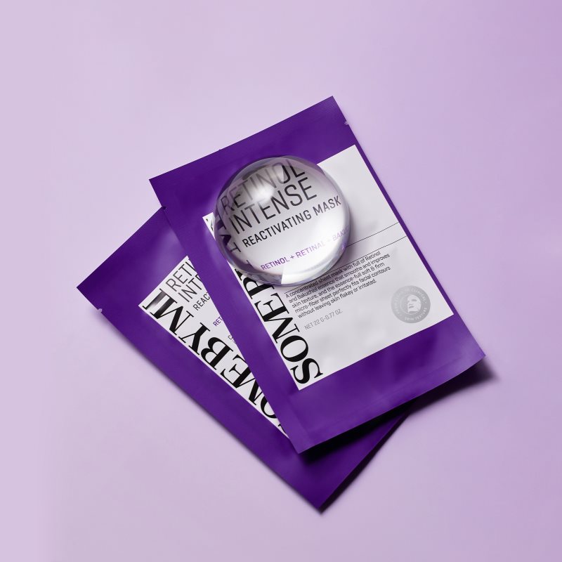 Some By Mi Retinol Intense Reactivating Mask Anti-wrinkle Sheet Mask For Mature Skin 22 G