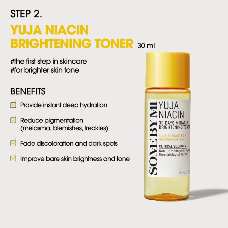 Some By Mi Yuja Niacin Anti Blemish Starter Kit cestovní sada pro sjednocení barevného tónu pleti (obrázek 4)