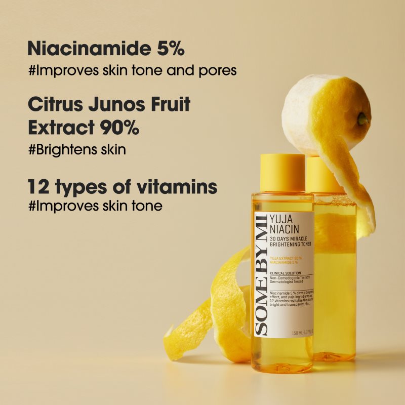 Some By Mi Yuja Niacin 30 Days Miracle Brightening Toner rozjasňující tonikum 150 ml (obrázek 3)