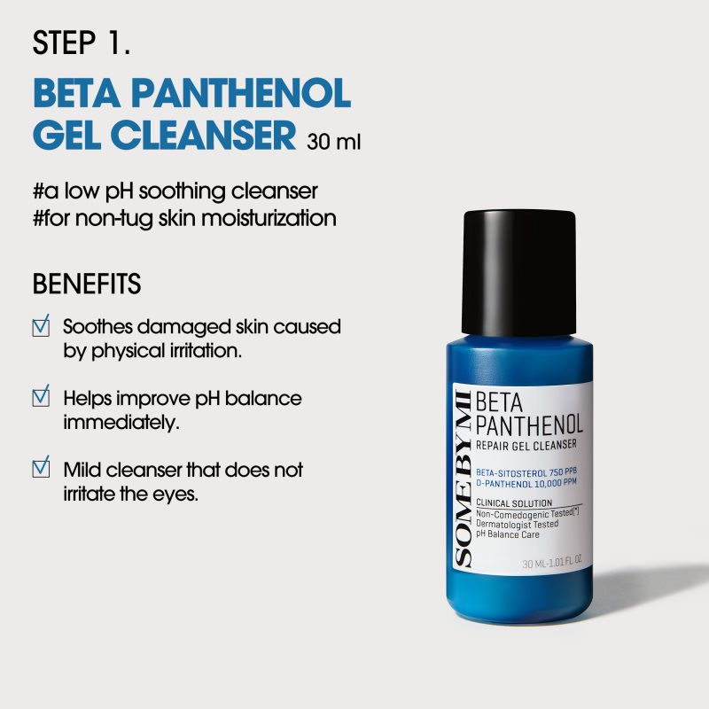 Some By Mi Beta Panthenol Repair Starter Kit sada pro zklidnění a posílení citlivé pleti (obrázek 3)