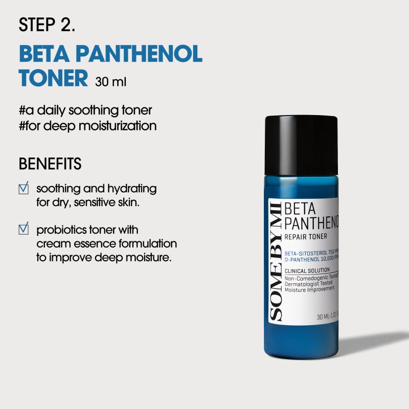 Some By Mi Beta Panthenol Repair Starter Kit sada pro zklidnění a posílení citlivé pleti (obrázek 4)