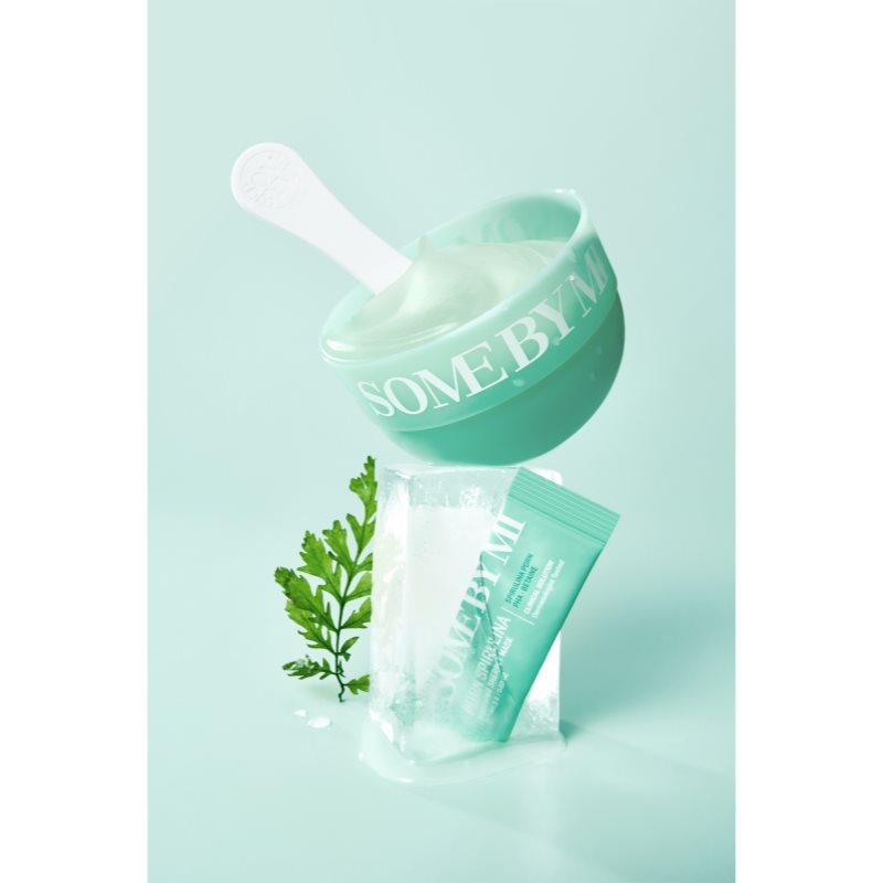 Some By Mi PDRN Spirulina Soothing Sherbet Mask zklidňující pleťová maska s chladivým účinkem 10x1 g (obrázek 10)