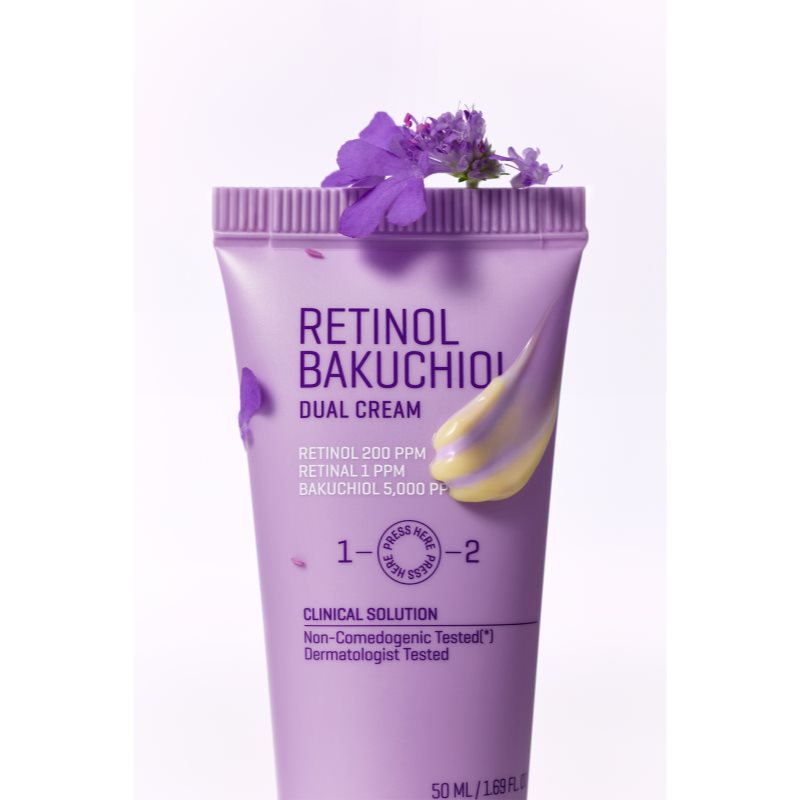 Some By Mi Retinol Bakuchiol Dual Cream intenzivní krém na rozšířené póry a vrásky 50 ml (obrázek 4)