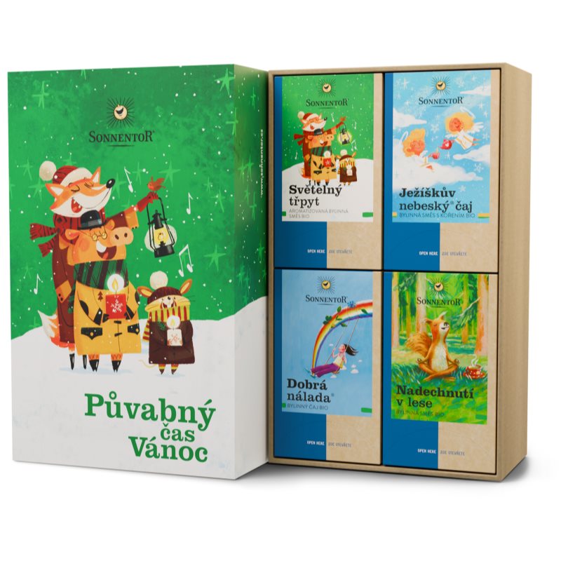 SONNENTOR A Charming Christmas Time BIO darčeková čajová kazeta