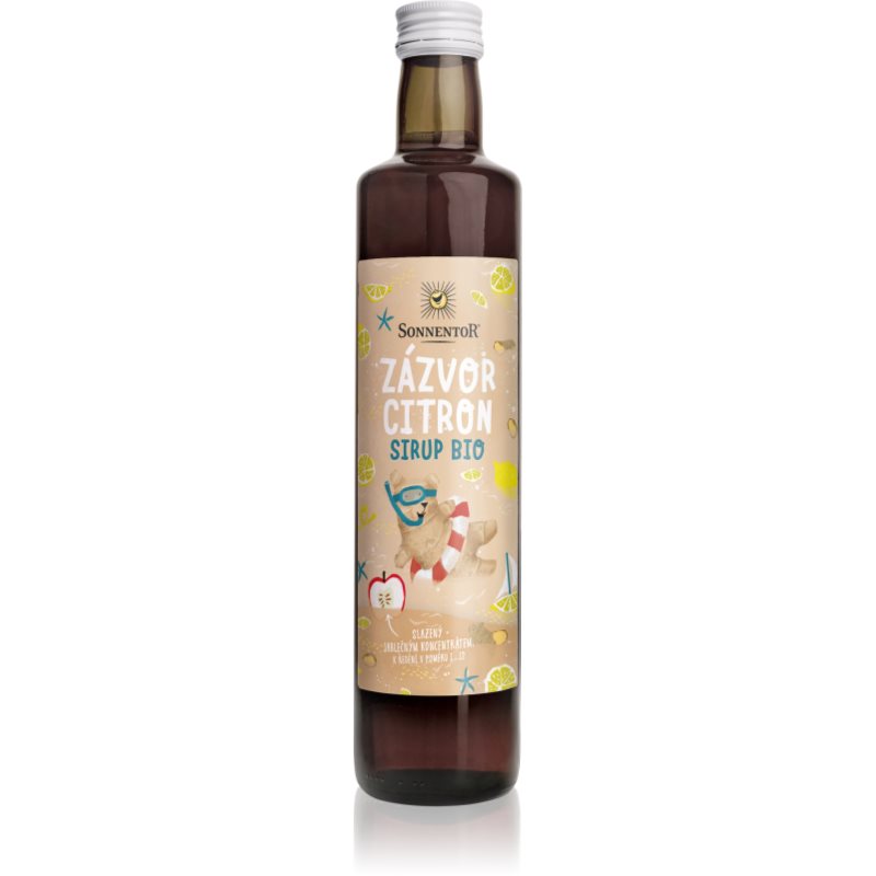 SONNENTOR Zázvor Citron sirup BIO sirup 500 ml