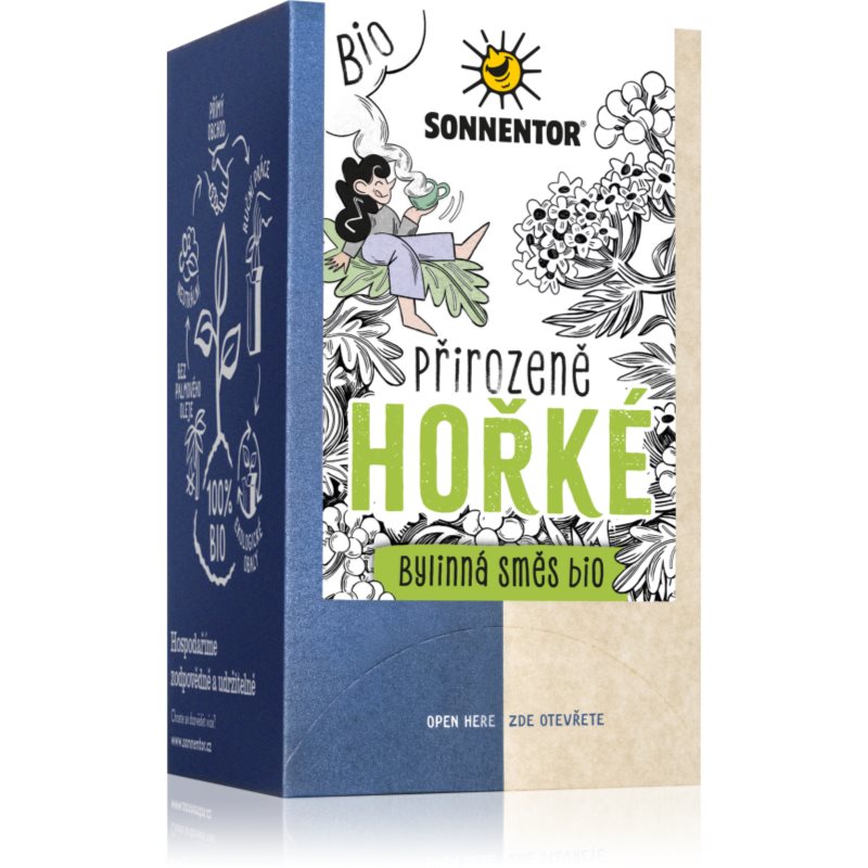 SONNENTOR Prirodzene horké BIO bylinný čaj 18x1.8 g