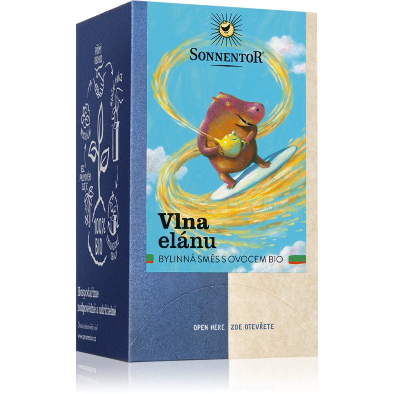 SONNENTOR Vlna elánu BIO porciovaný čaj 18 ks