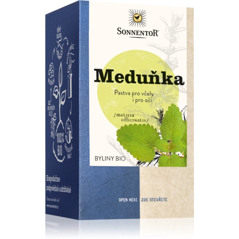 SONNENTOR Meduňka BIO bylinný čaj dvoukomorový sáček 18x1,2 g
