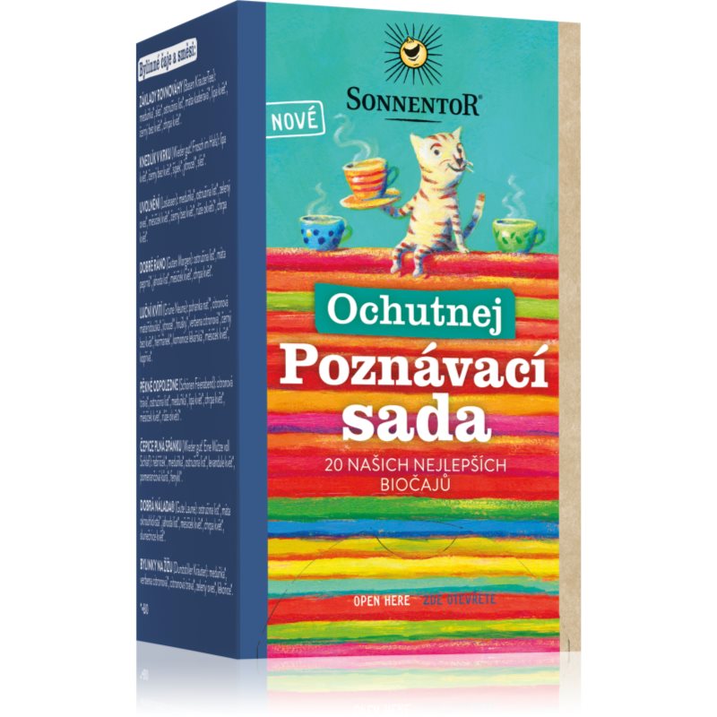 SONNENTOR Súprava na objavovanie chutí BIO čaj v BIO kvalite 20 ks