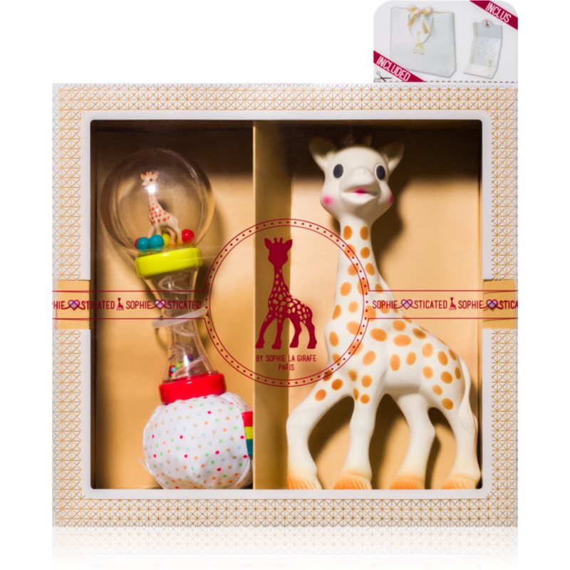 Sophie La Girafe Vulli Gift Set ajándékszett 3m+(gyermekeknek születéstől kezdődően)