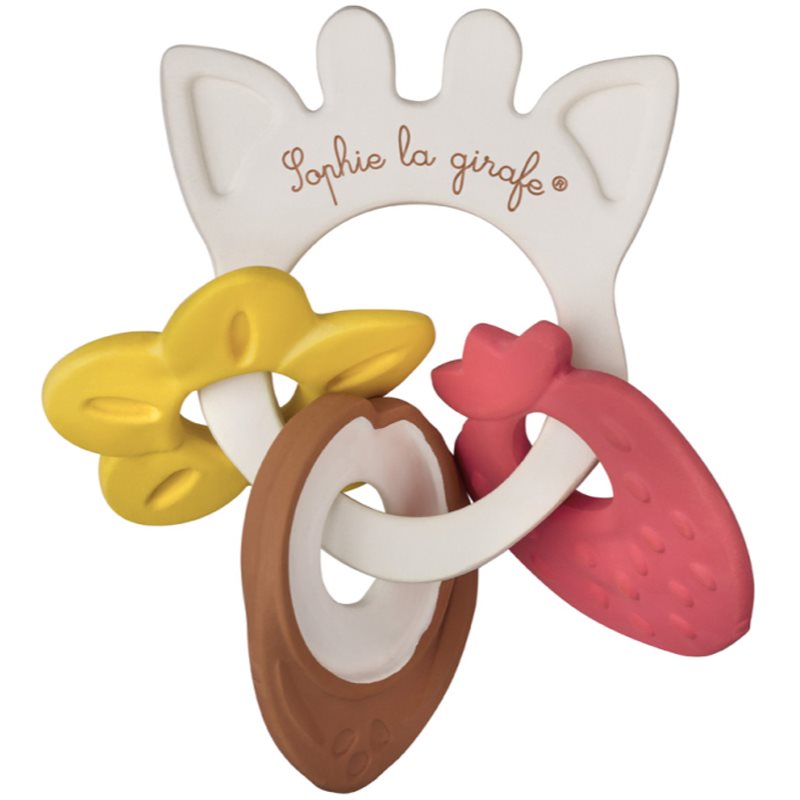 Sophie La Girafe Vulli Fragrance Ring hračka Vanilla, Strawberry and Coconut 1 ks