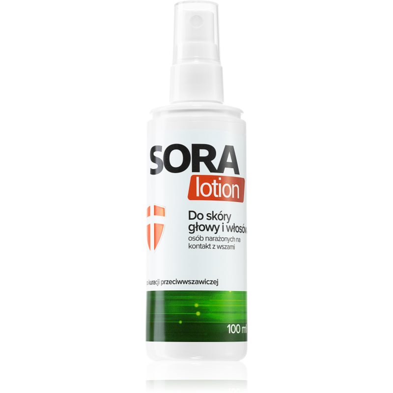 SORA Lotion Do Skóry Głowy I Włosów Spray For Irritated Scalp 100 Ml