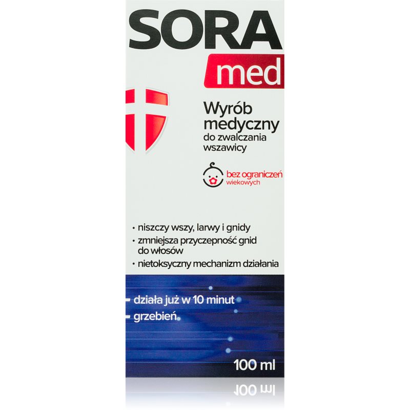 SORA MED roztwór przeciw wszom i gnidom 100 ml