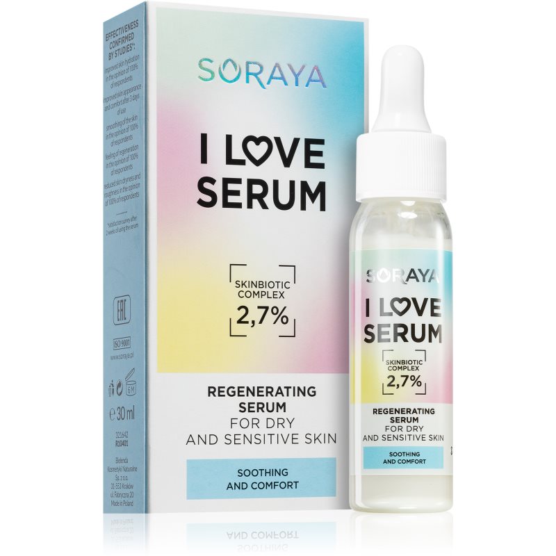 Soraya I Love Serum відновлююча сироватка Skinbiotic Complex 2,7% 30 мл