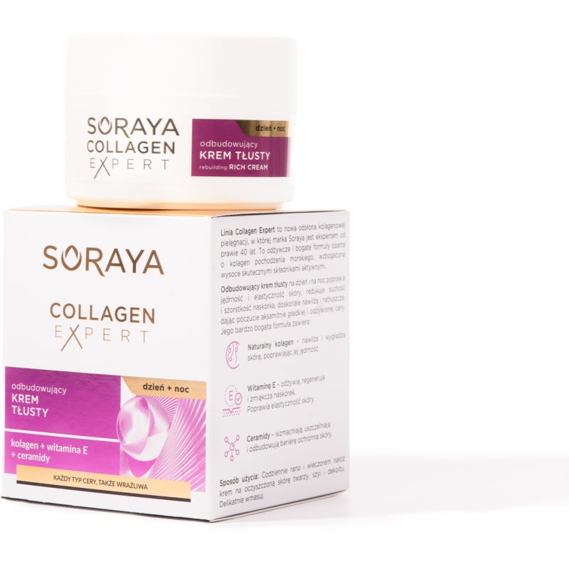 Soraya Collagen Expert obnavljajuća krema protiv bora 50 ml