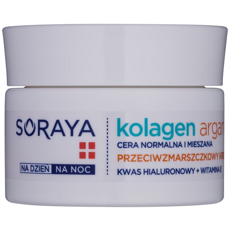 

Soraya Collagen & Argan зволожуючий крем проти зморшок з гіалуроновою кислотою