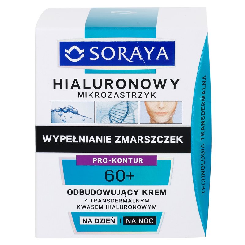 Soraya Hyaluronic Microinjection крем проти зморшок з гіалуроновою  кислотою 60+ 50 мл