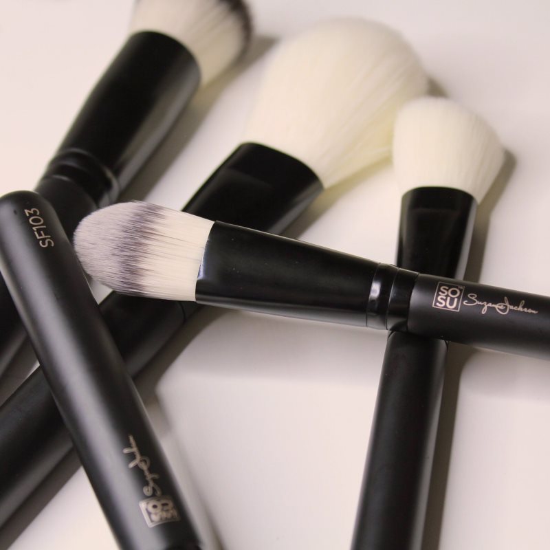 SOSU Cosmetics Premium Brushes The Face Collection набір щіточок для макіяжу для чудового вигляду 5 кс