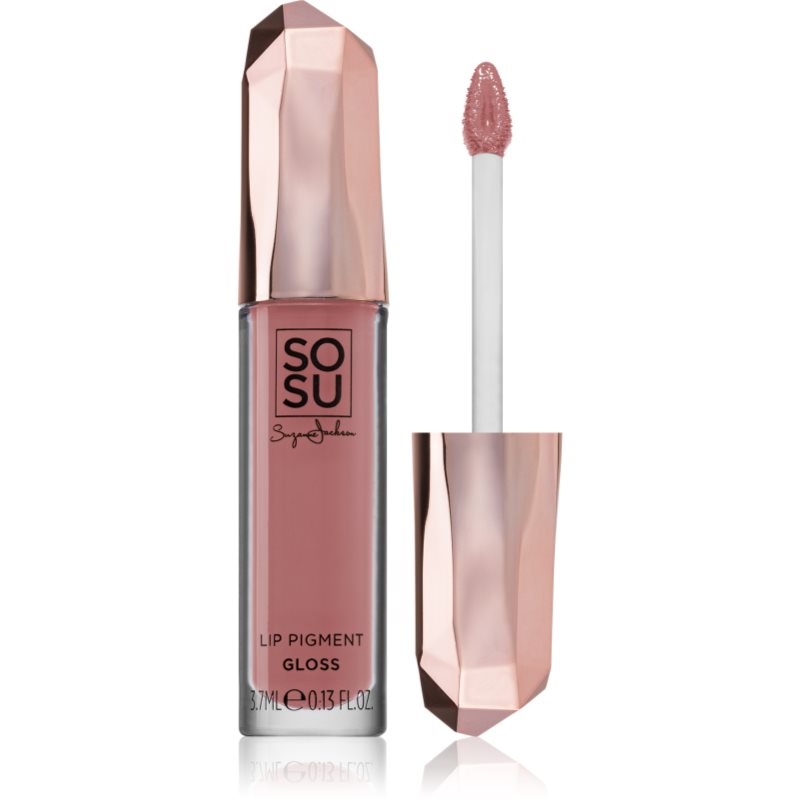 SOSU Cosmetics Let Them Talk dlhotrvajúci lesk na pery odtieň French Kiss 3,7 ml