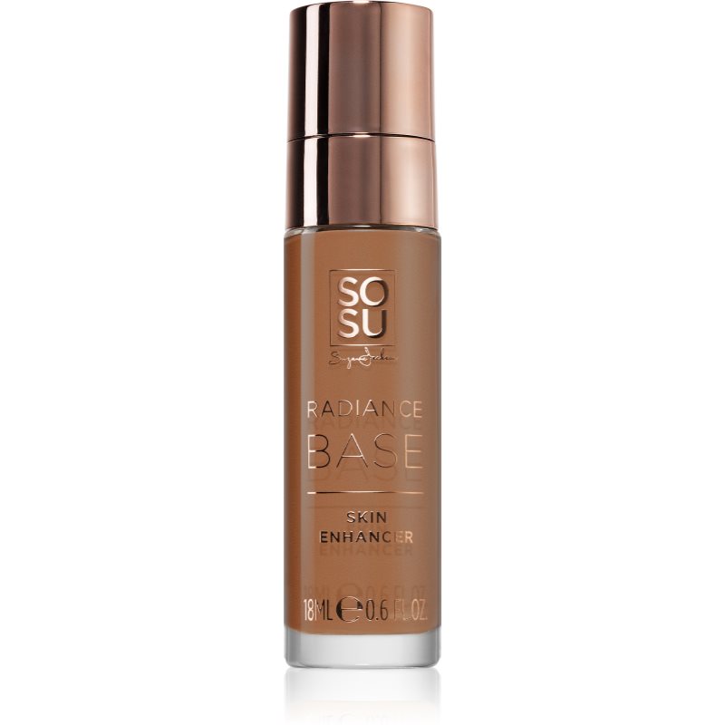 SOSU Cosmetics Radiance Base Flytande highlighter Skugga Silk Bronze female