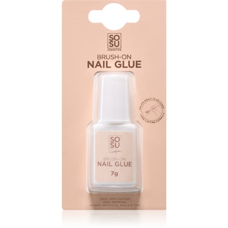 SOSU Cosmetics Brush-On Nail Glue lepidlo na nehty 7 ml