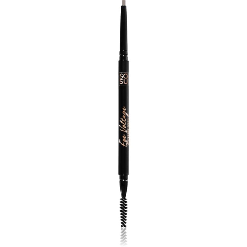 SOSU Cosmetics Eye Voltage олівець для брів з пензликом 2 в 1 відтінок Light Cool 0,1 гр