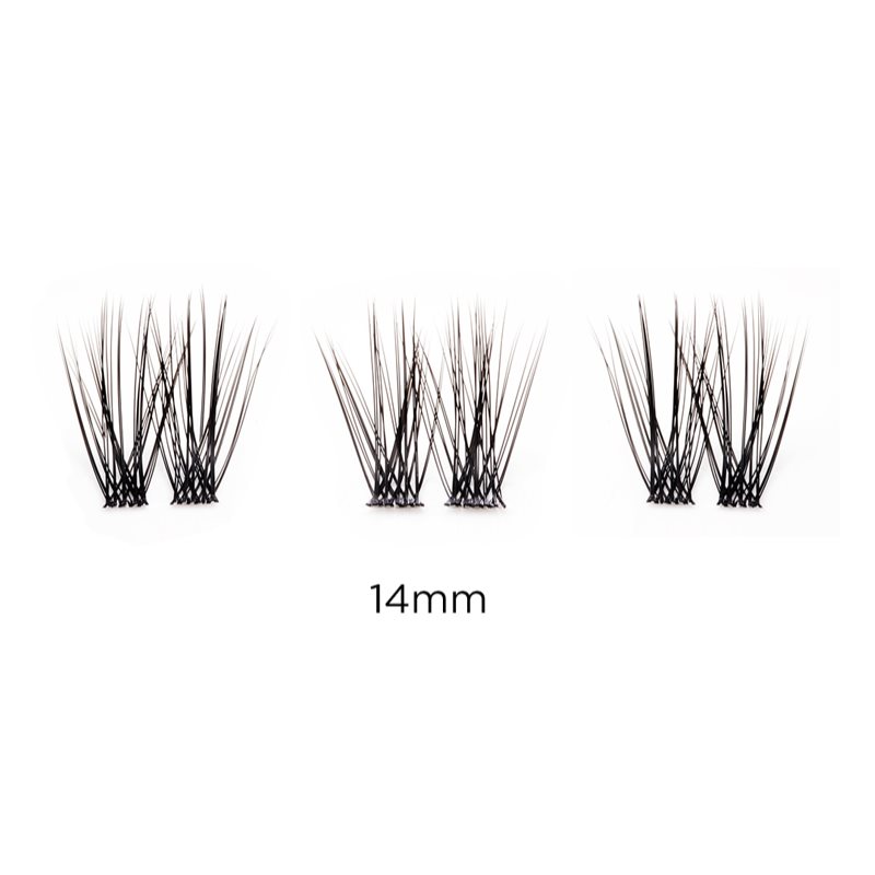 SOSU Cosmetics Hidden Agenda Undetectable Lashes Faux-cils Individuels Sans Nœud 14 Mm