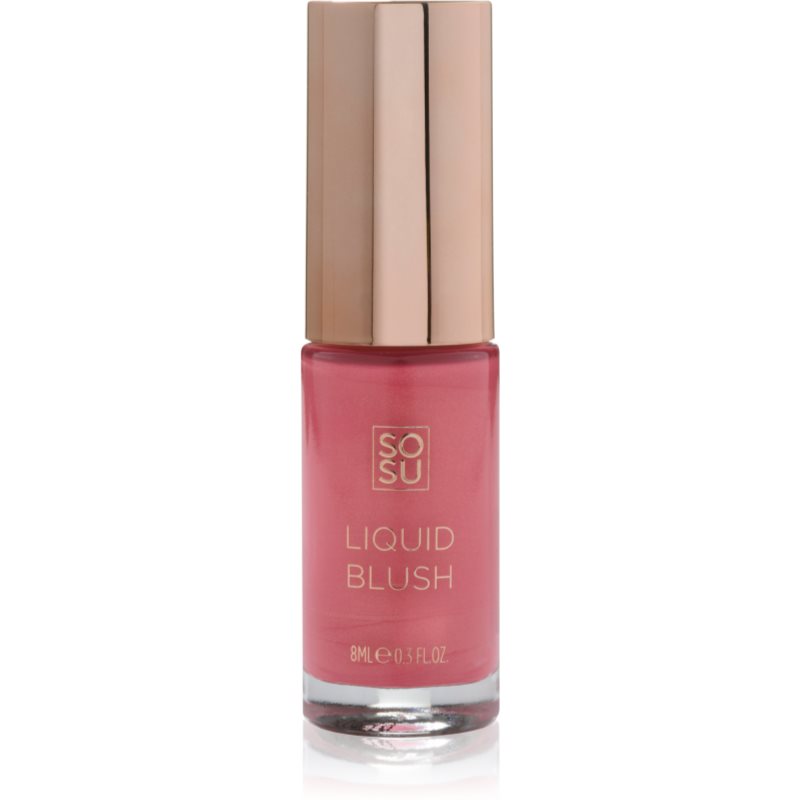 SOSU Cosmetics Liquid Blush Flytande rouge Skugga Rose Radiance 8 ml female
