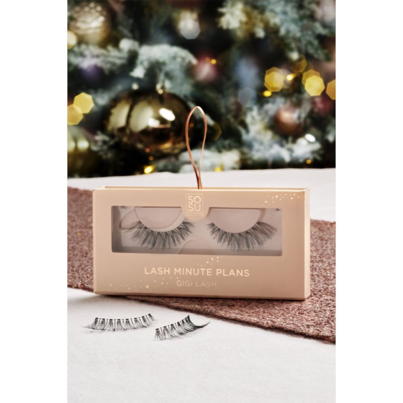 SOSU Cosmetics Lash Minute Plans pestañas postizas con pegamento Gigi
