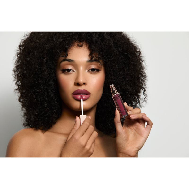 SOSU Cosmetics Satin Lip Glaze Hydrating Lip Gloss Shade Berry Sweet 6 Ml