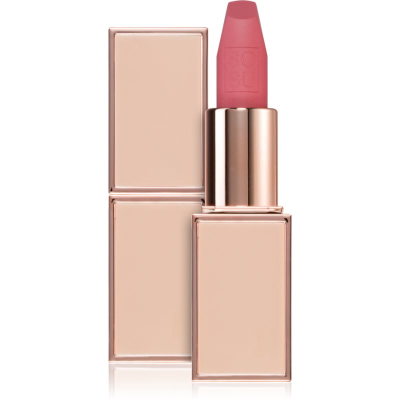 SOSU Cosmetics Matte Lipsticks matná rtěnka odstín Muted Mauve 3.2 g