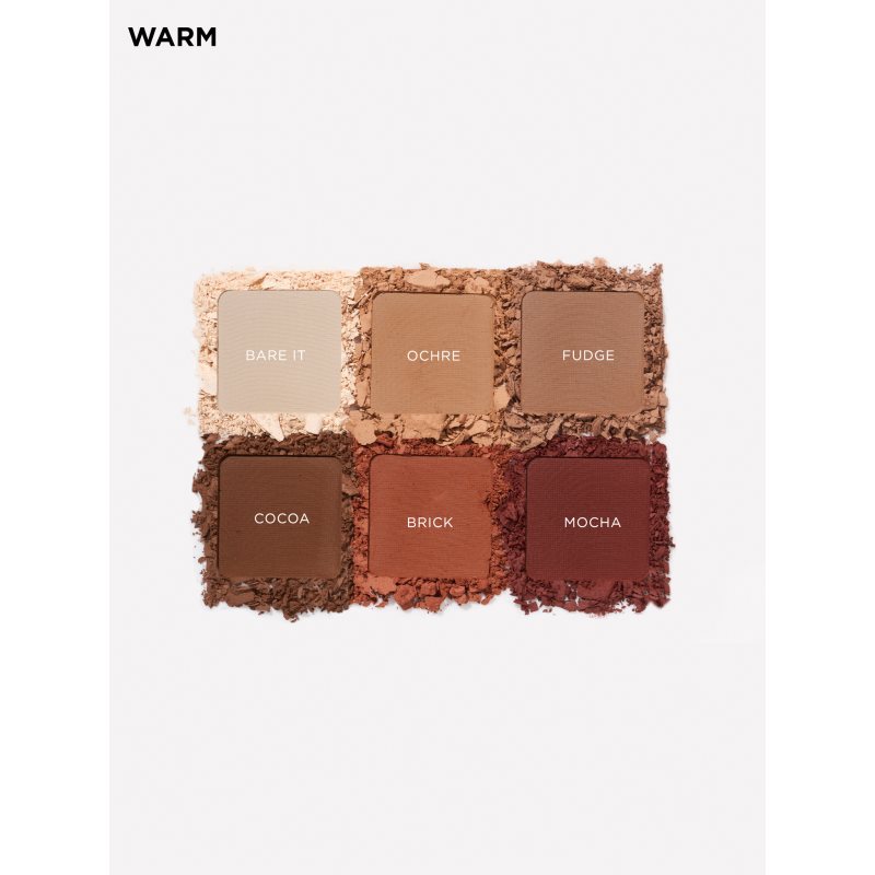 SOSU Cosmetics Matte Eyeshadow Palette paletka očních stínů odstín Warm 6x1.3 g (obrázek 7)