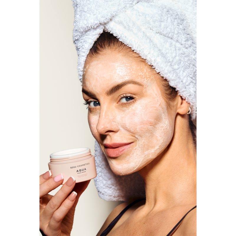 SOSU Cosmetics Aqua Face Mask intenzivně hydratační pleťová maska 50 g (obrázek 6)