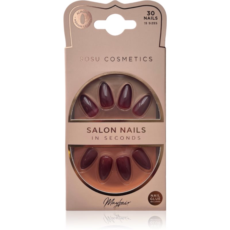 SOSU Cosmetics Salon Nails umetni nohti odtenek Mayfair 30 kos