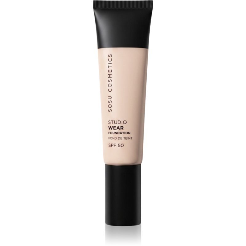 SOSU Cosmetics Studio Wear prekrivni tekoči puder SPF 50 odtenek 00 Cool 32 ml