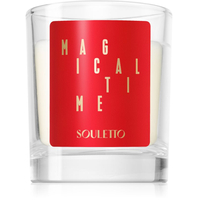 Souletto Magical Time Apple & Cinnamon Scented Candle 65 G