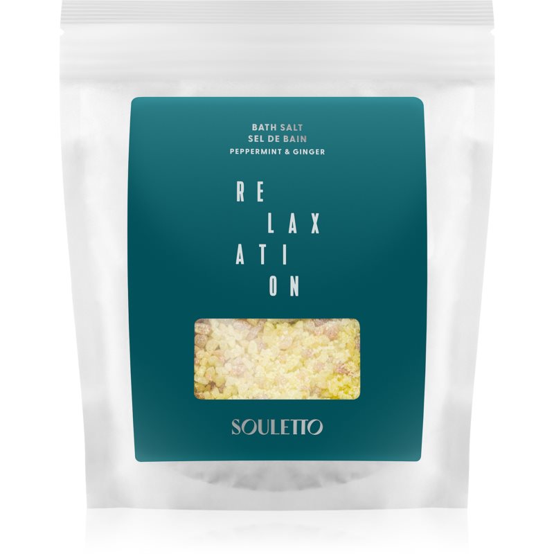 Souletto Peppermint & Ginger Bath Salt Bath Salts 500 g
