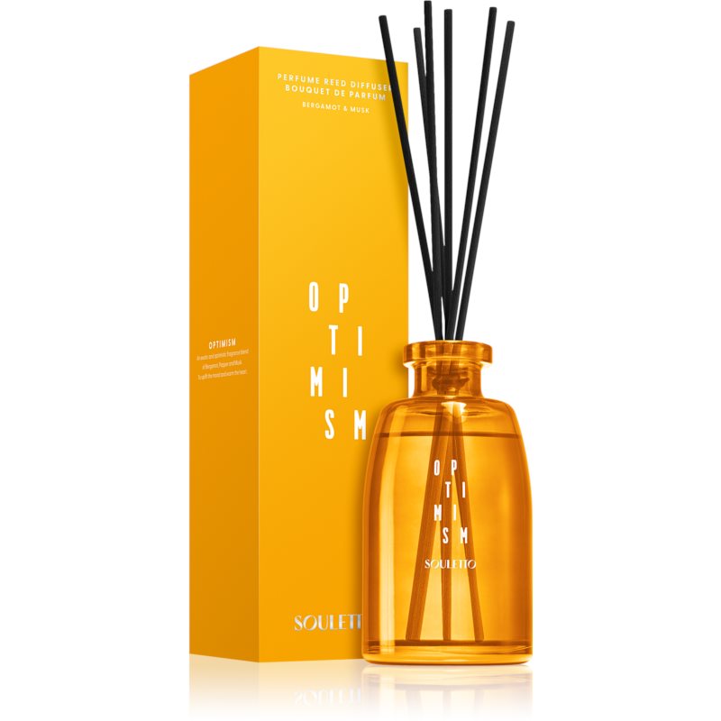 Souletto Optimism Reed Diffuser aroma diffuser with filling Limited Edition 225 ml
