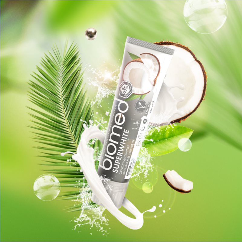Splat Biomed Superwhite зміцнююча зубна паста з кокосовою олійкою 100 гр