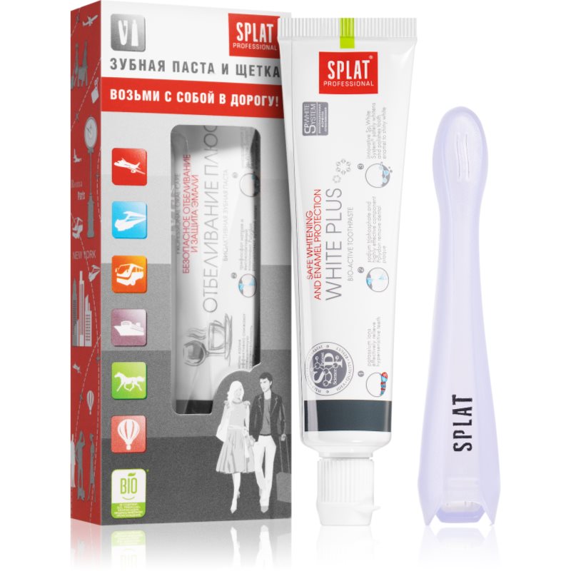 

Splat Professional White Plus стоматологічний набір (для білосніжних зубів)