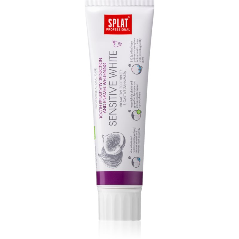 Splat Professional Sensitive White Bio-Active Toothpaste with Whitening Effect 100 ml
