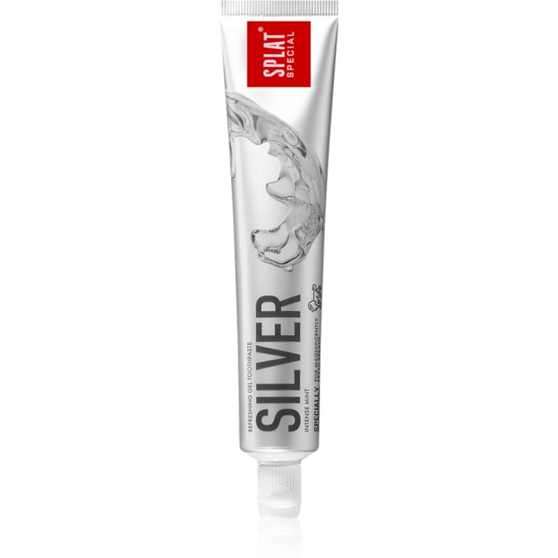 Splat Special Silver Gel-tandkräm För frisk andedräkt Intense Mint 75 ml female