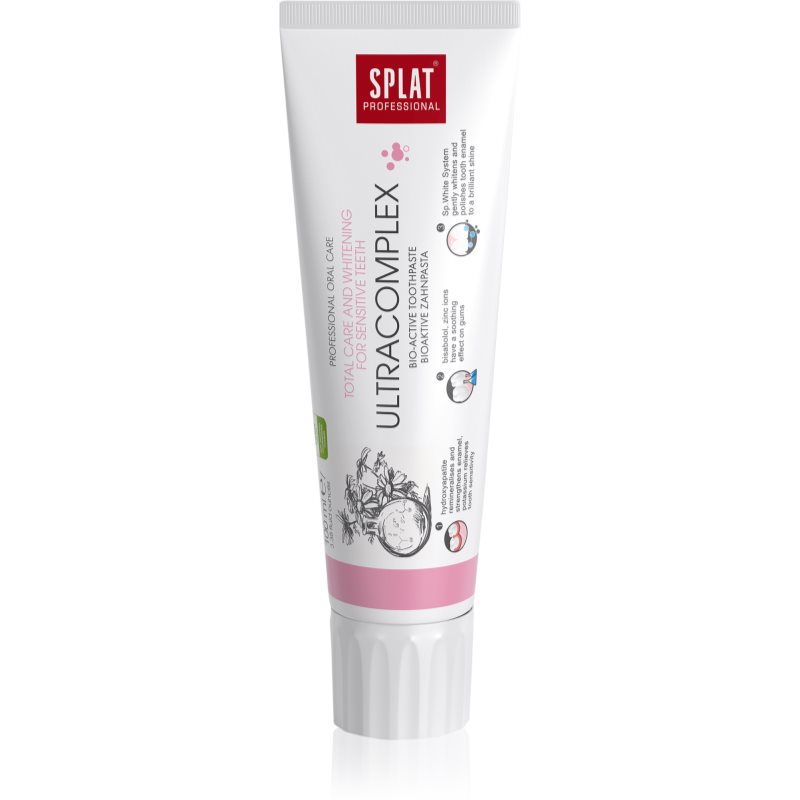 Splat Professional Ultracomplex Bioactive Toothpaste For Complex Care And Whitening Of Sensitive Teeth 100 Ml