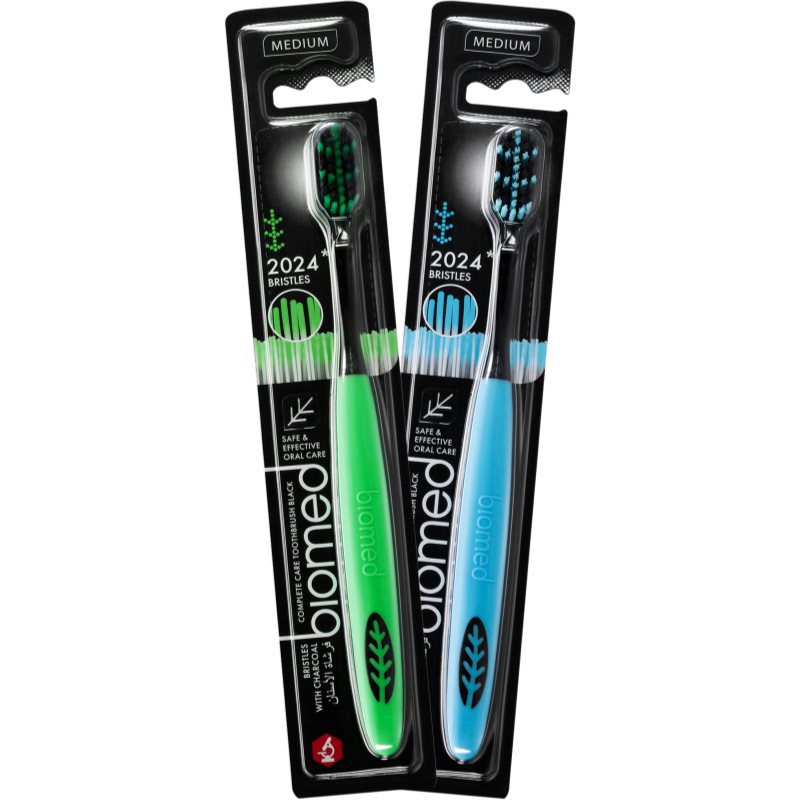 Biomed Complex Toothbrush Zahnbürste mit Aktivkohle Medium 1 St.