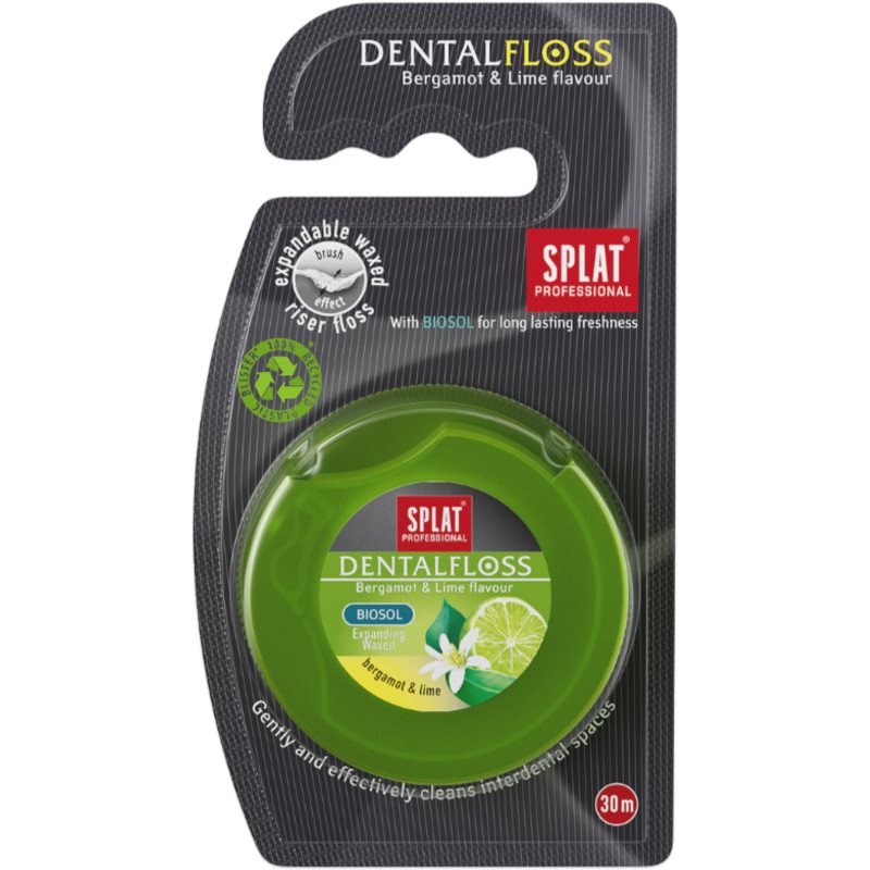 Splat Dental Floss nić dentystyczna bergamot and lime 1 szt.