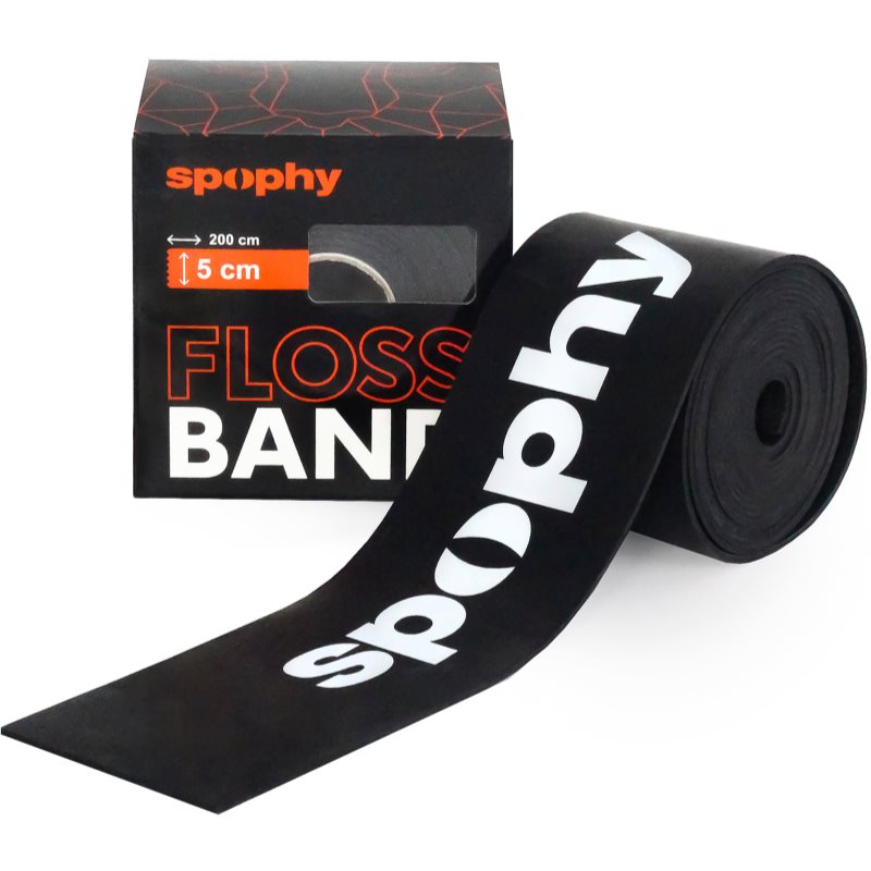 Spophy Flossband Caoutchouc De Thérapie Par Compression Teinte/couleur Black, 5 Cm X 2 M 1 Pcs