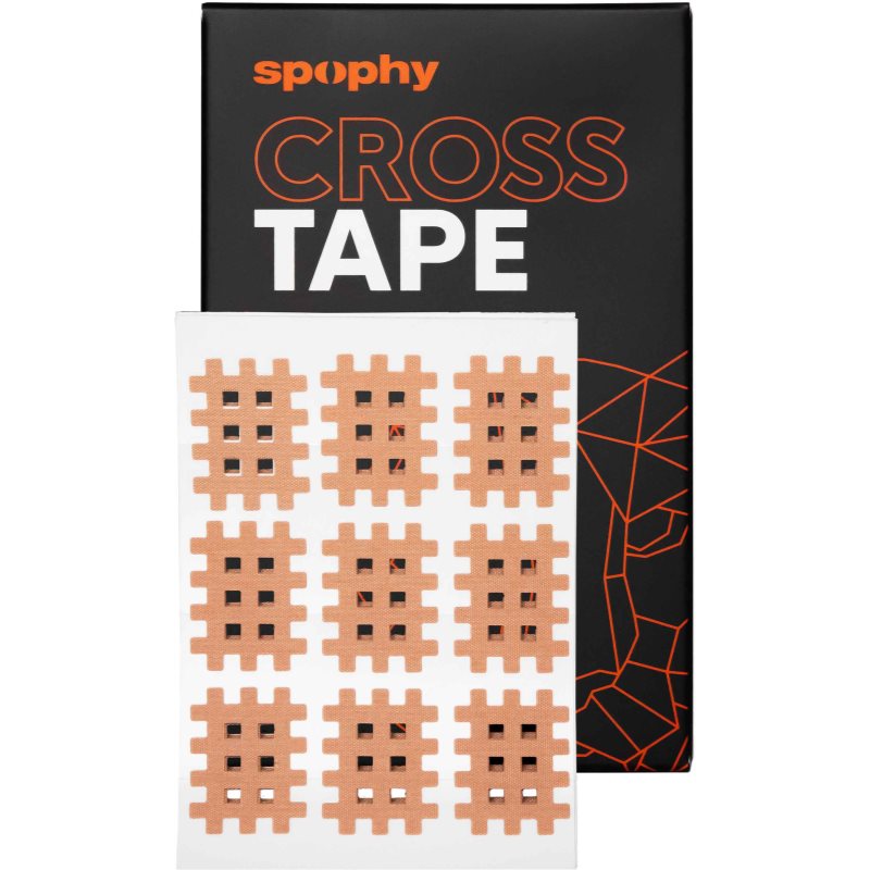 Spophy Cross Tape Ruban Quadrillé 2,1 Cm X 2,7 Cm 180 Pcs
