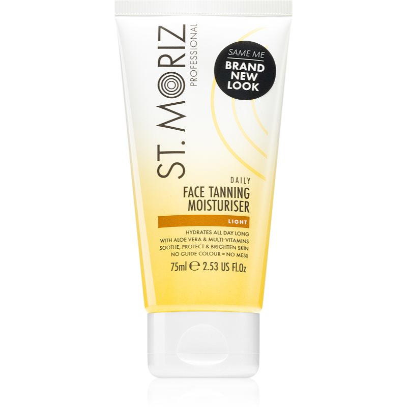 E-shop St. Moriz Daily Tanning Face Moisturiser hydratační samoopalovací krém na obličej typ Light 75 ml
